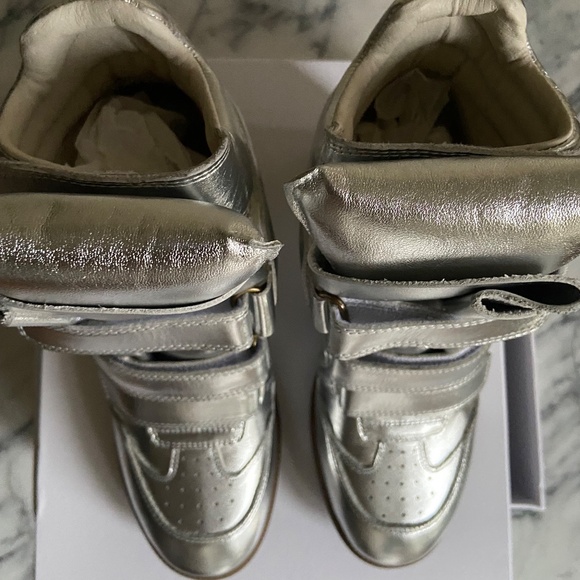 Isabel Marant Bekett Sneaker Gun Metal Silver - Picture 12 of 16